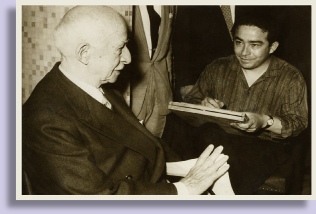 Aydın Aliustaoğlu ve İsmet İnönü